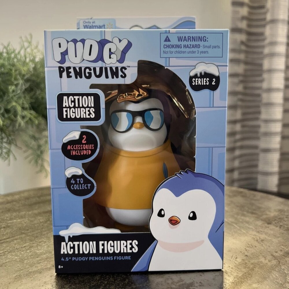 Pudgy Penguins Series 2 Figure with 2 Accessories 4.5” Figurine